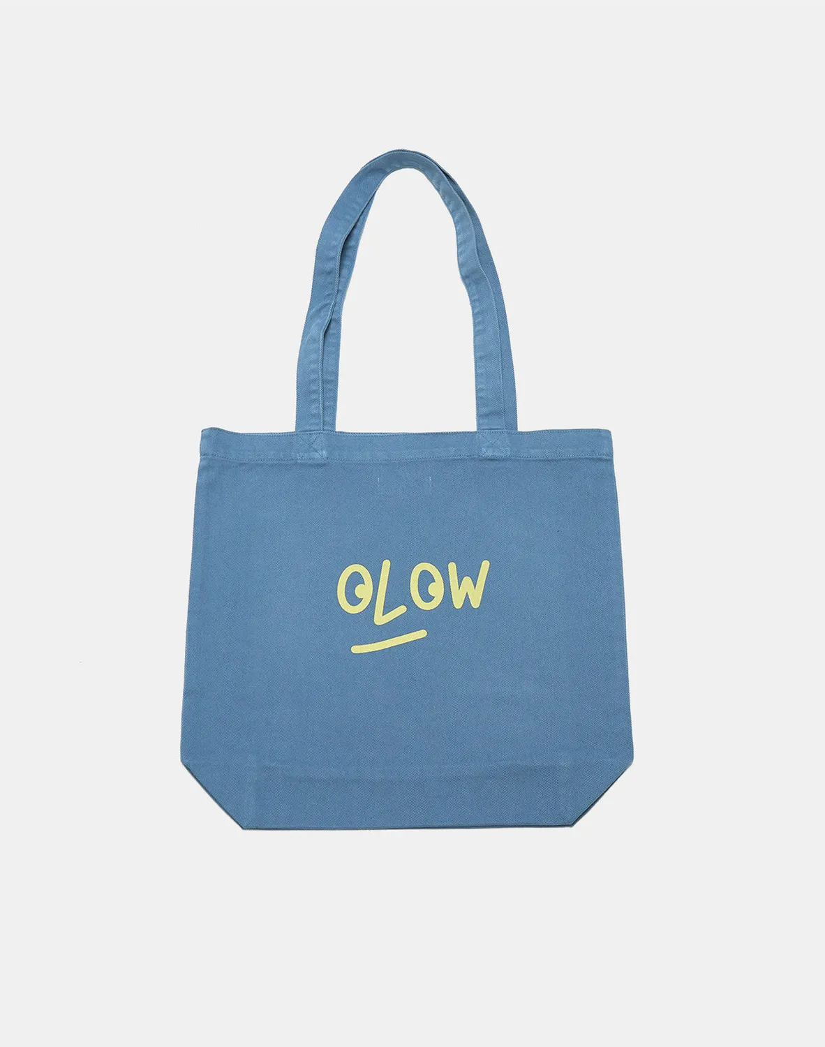 Olow Toto Cultivating tote bag bleu azur coton bio