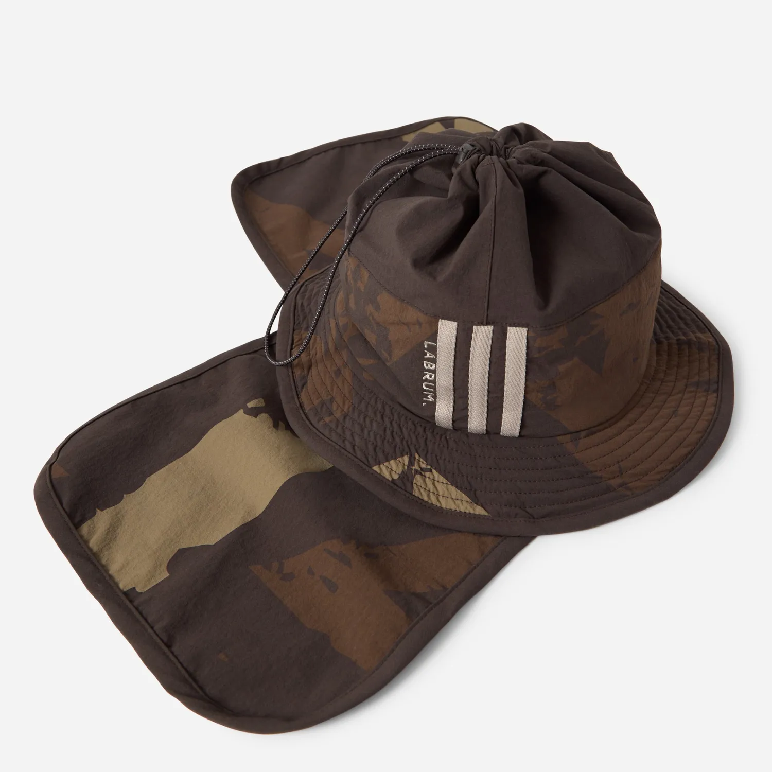 Labrum x adidas bob bucket hat marron tissage uni