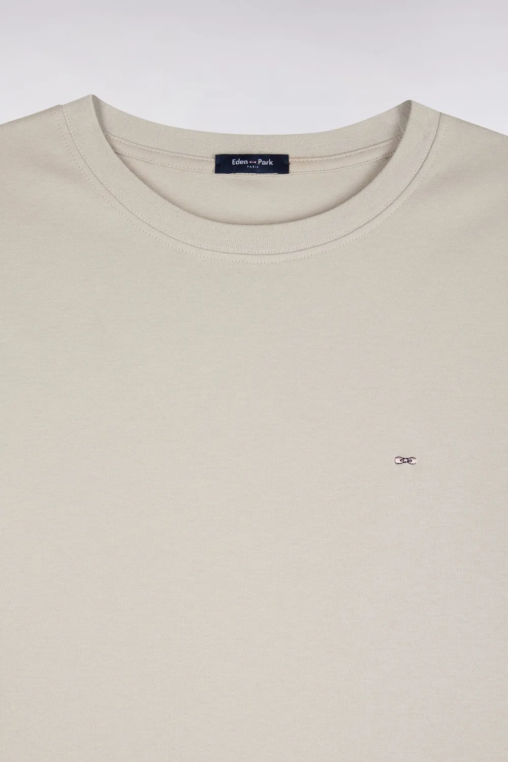 Eden Park H26MAITC0009 t-shirt grège coton manches courtes