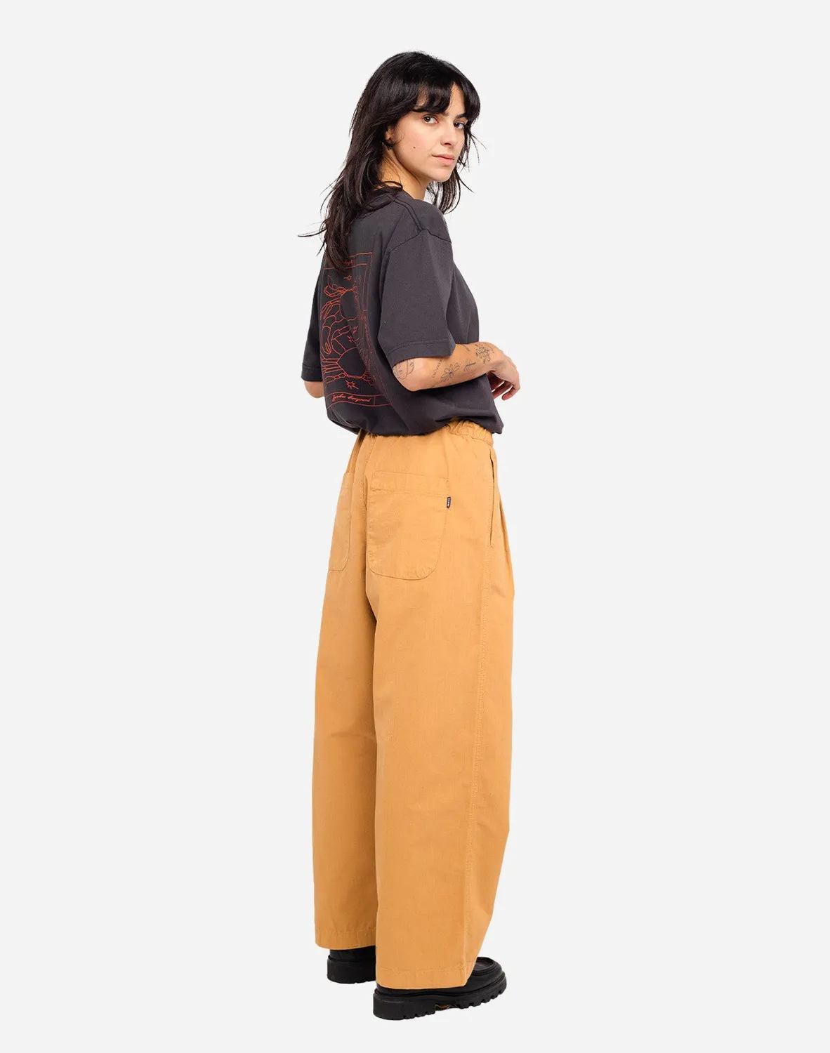OLOW Bruce pantalon camel coton bio