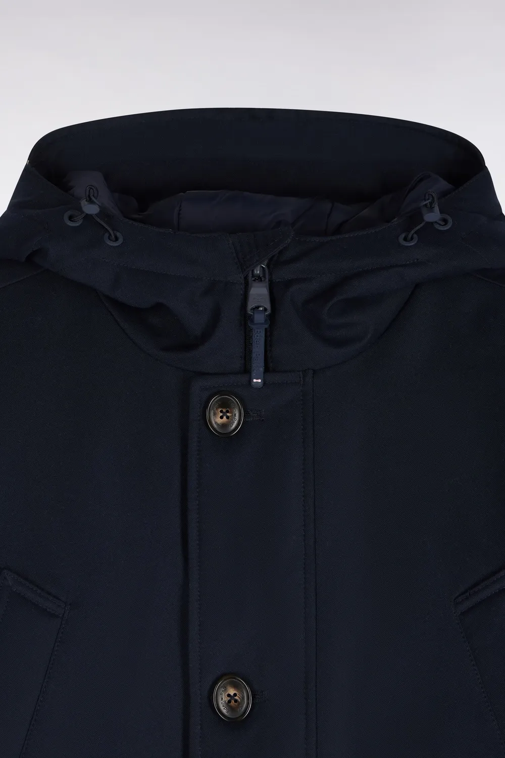 Eden Park Legend Rugby parka boutonnee marine nylon