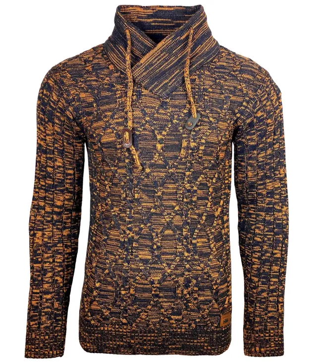 Subliminal Mode BX292 pull homme col montant camel