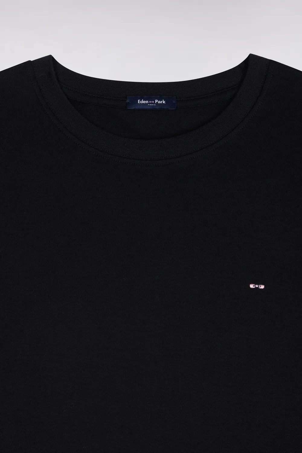 Eden Park t-shirt coton noir homme coupe droite