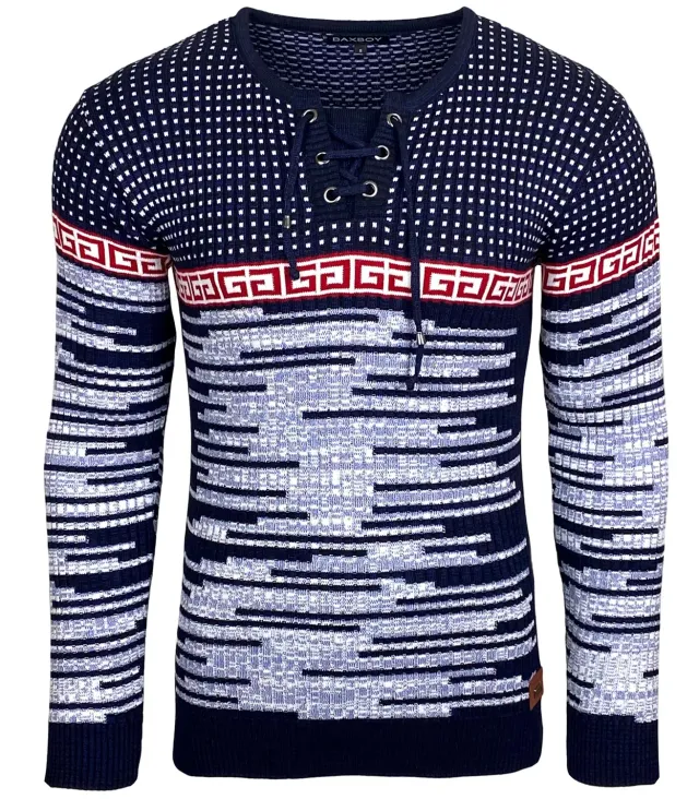 Subliminal Mode BX52156 pull col V L noir maille