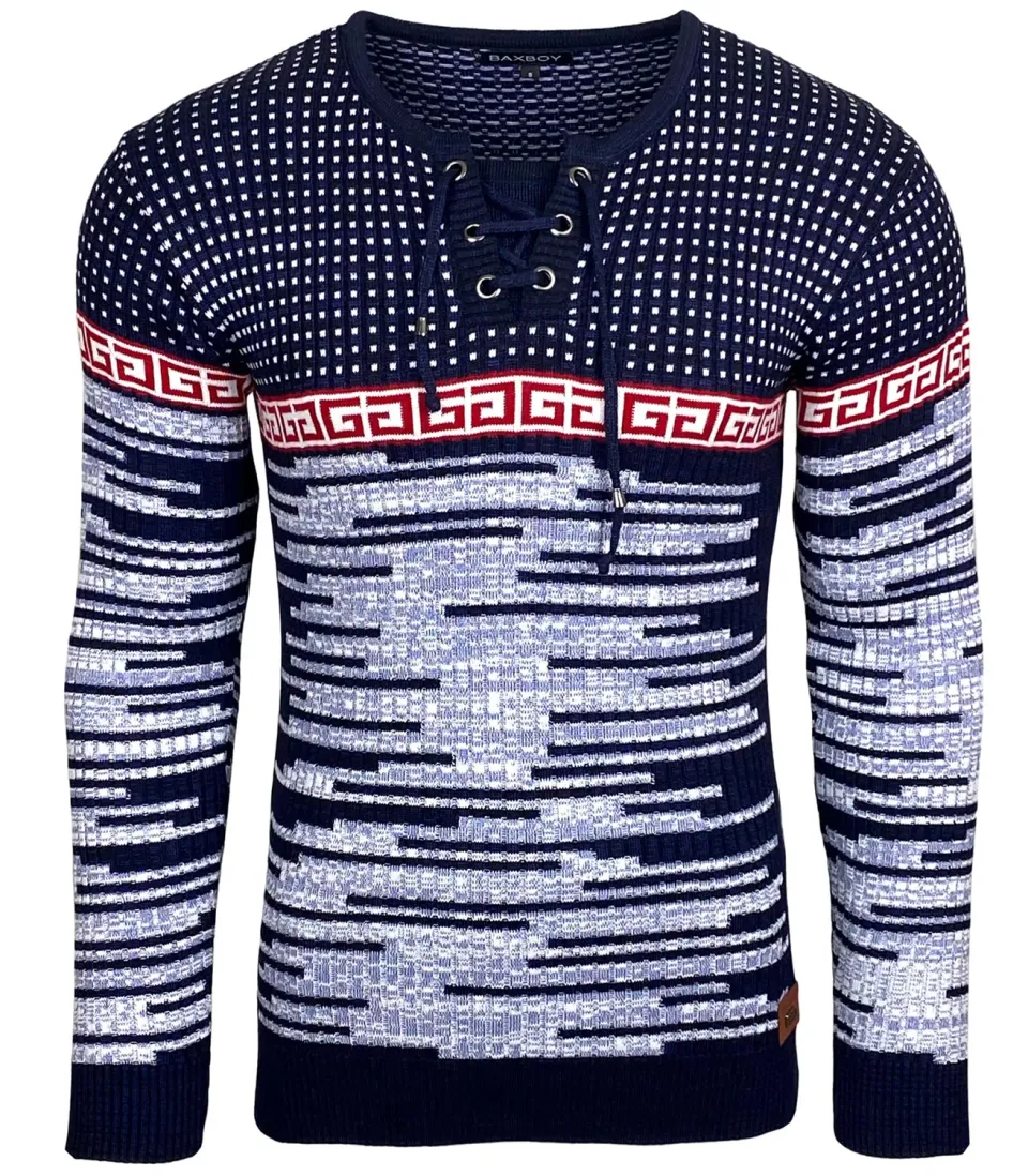 Subliminal Mode BX52156 pull col V L noir maille