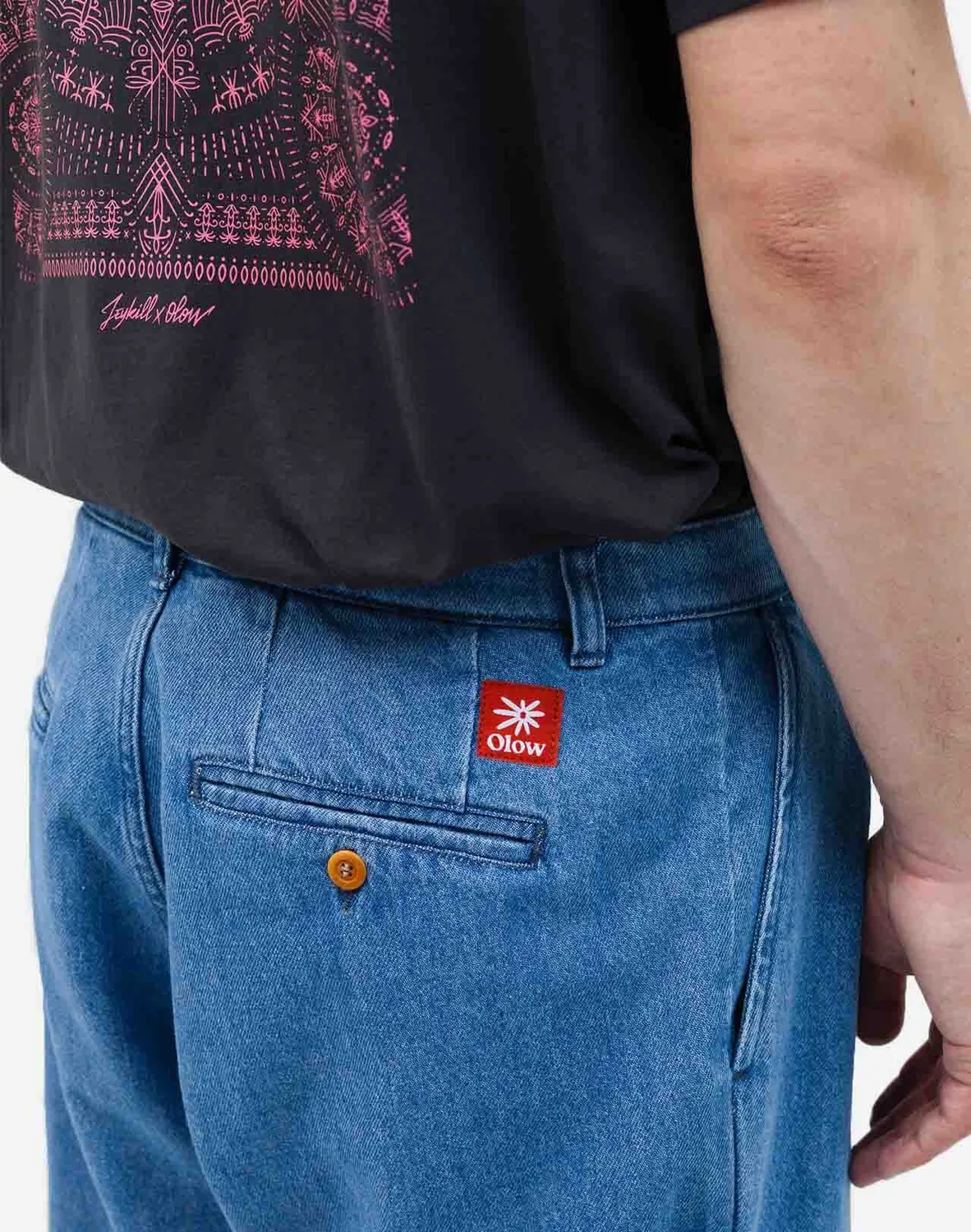 Olow Sembo pantalon denim clair coton recyclé