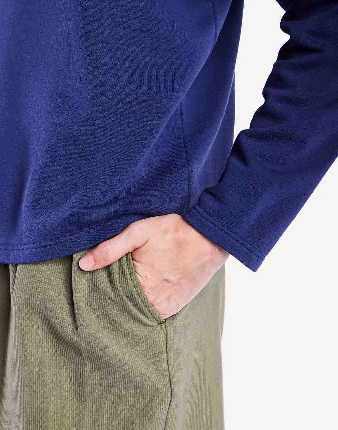 OLOW Zebu Glory sweat coton bio bleu outremer
