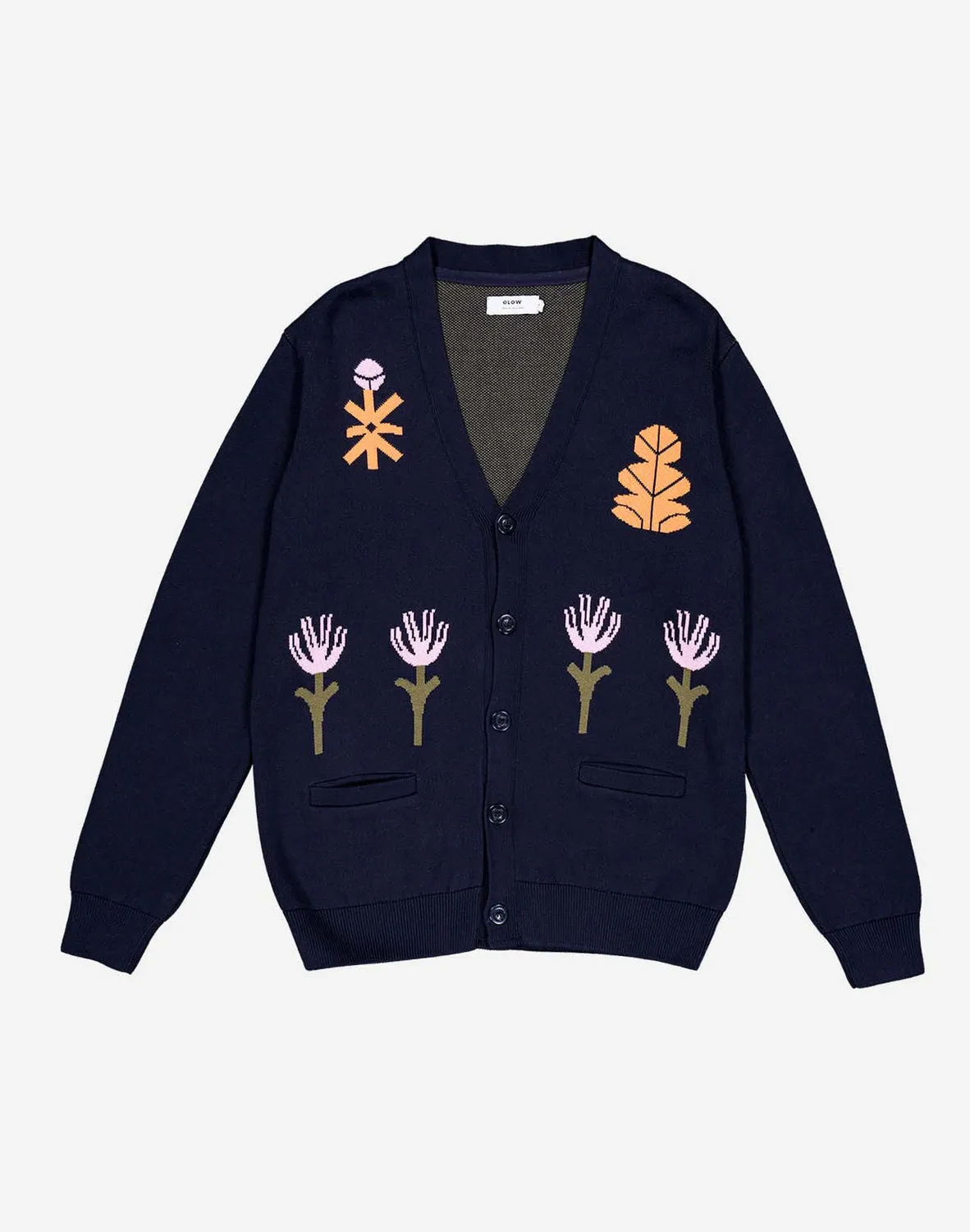 OLOW Hadiqa cardigan marine motifs coton