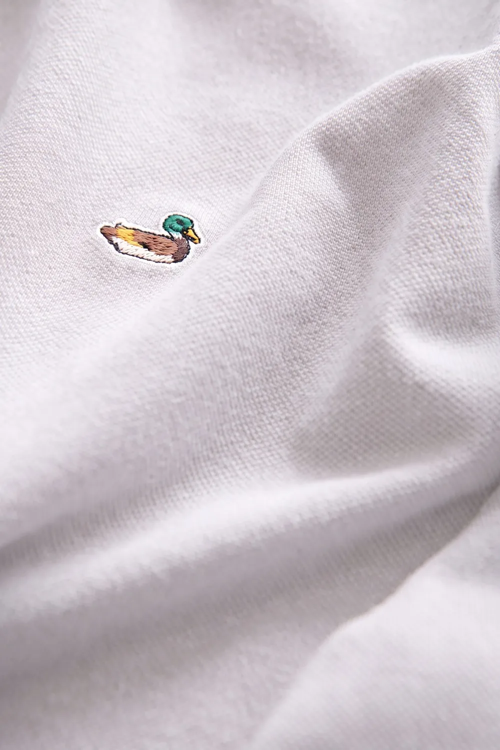 Edmmond Studios Duck Polo LS polo blanc piqué manches