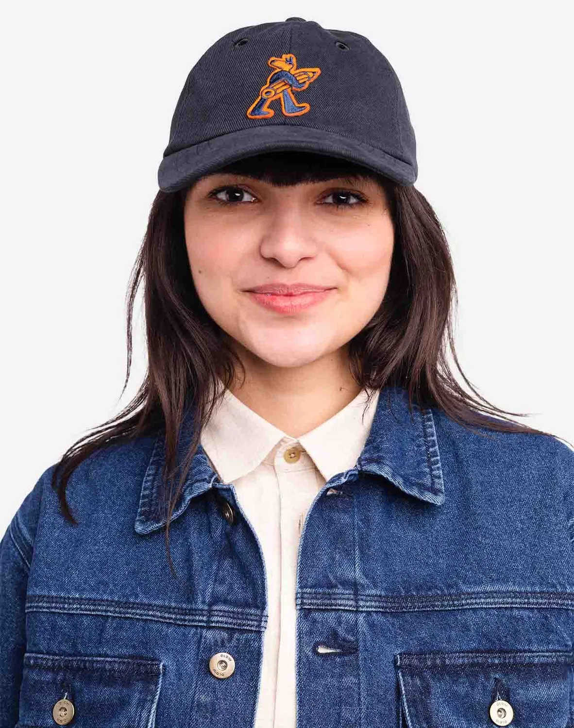 OLOW Six Panel Doggy casquette bleu nuit coton