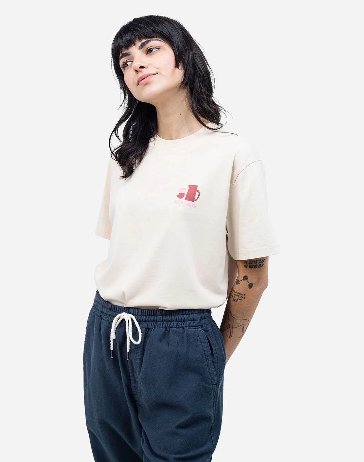 Olow Local Brewery t-shirt crème coton bio