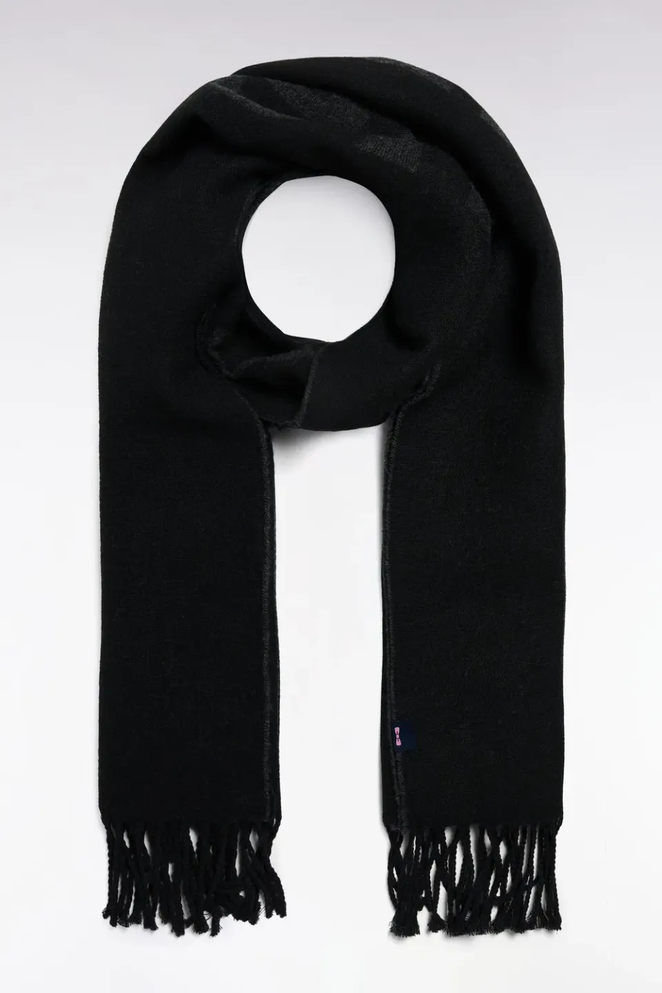 Eden Park Club Classique écharpe jacquard noir