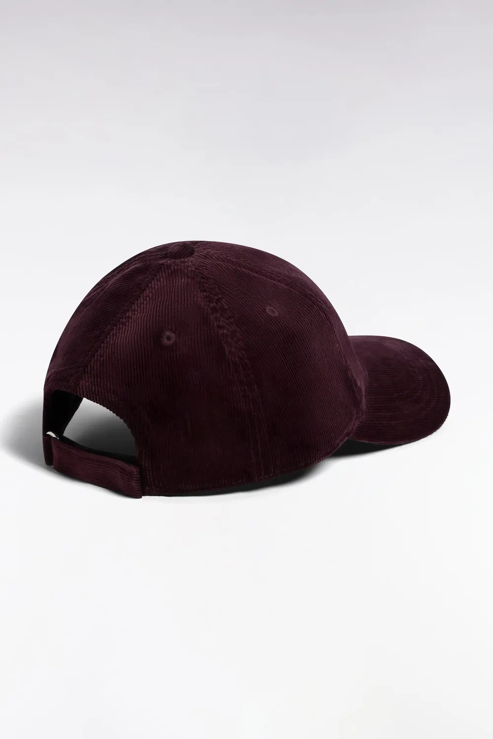 Eden Park casquette velours côtelé marron homme