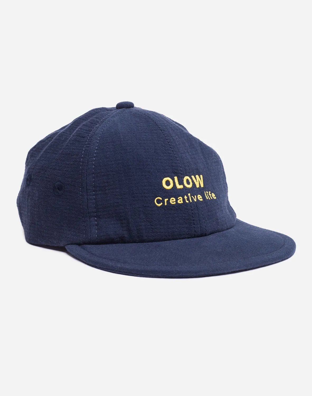 OLOW Creative Life casquette bleu marine coton