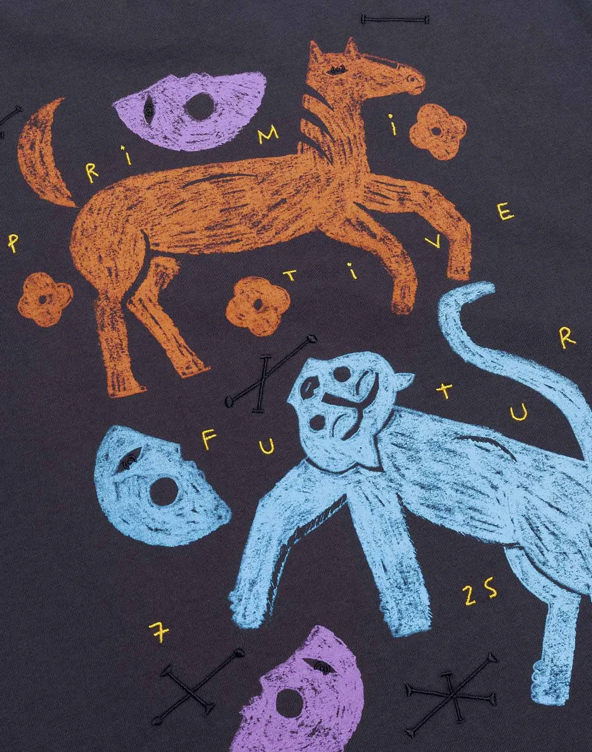 OLOW Primitive Futur t-shirt coton bio noir XS-2XL