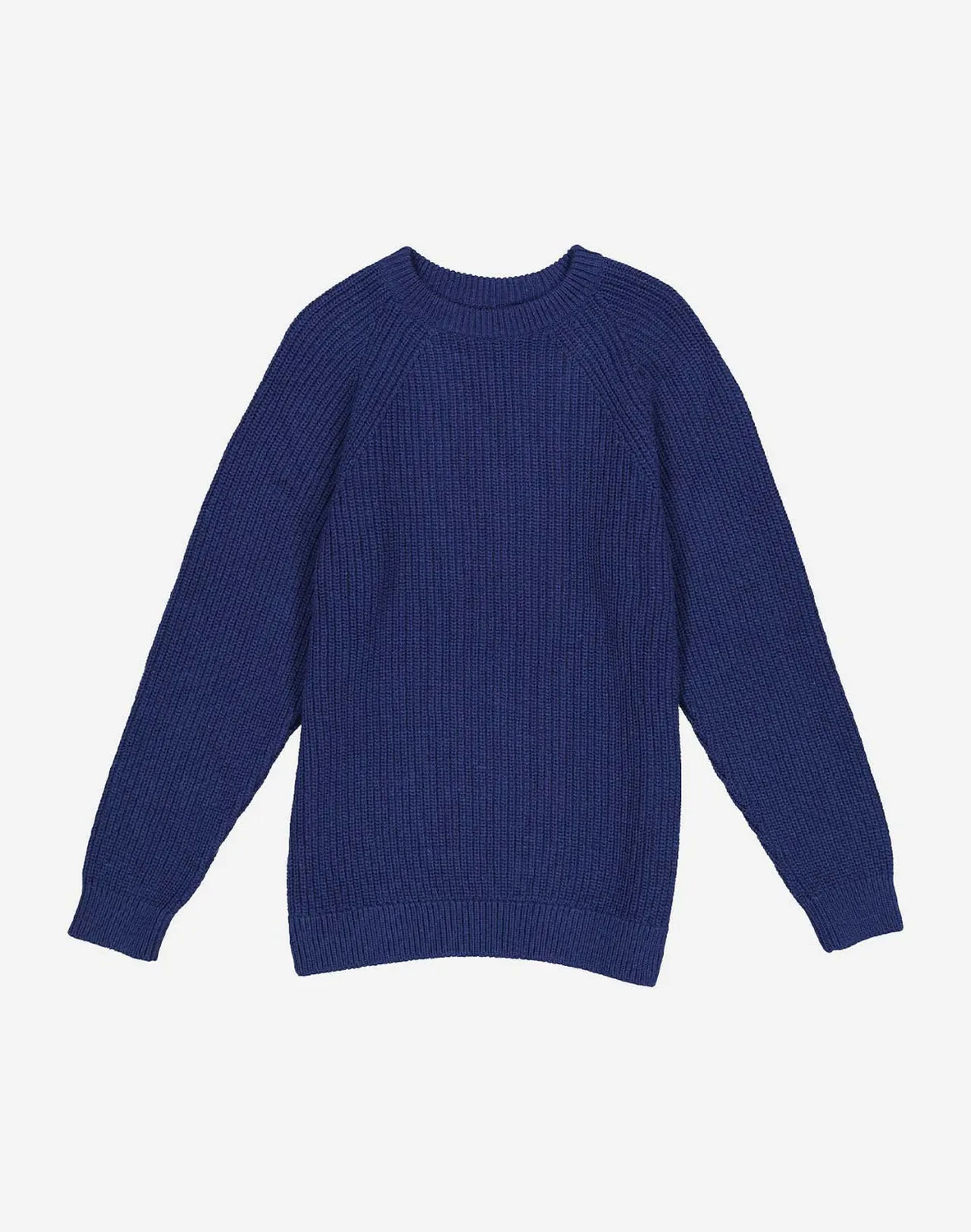 OLOW Equinoxe pull bleu indigo fibres recyclées