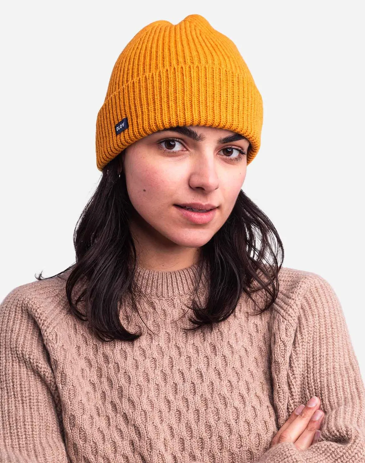 OLOW Odyssée bonnet ocre 100% laine