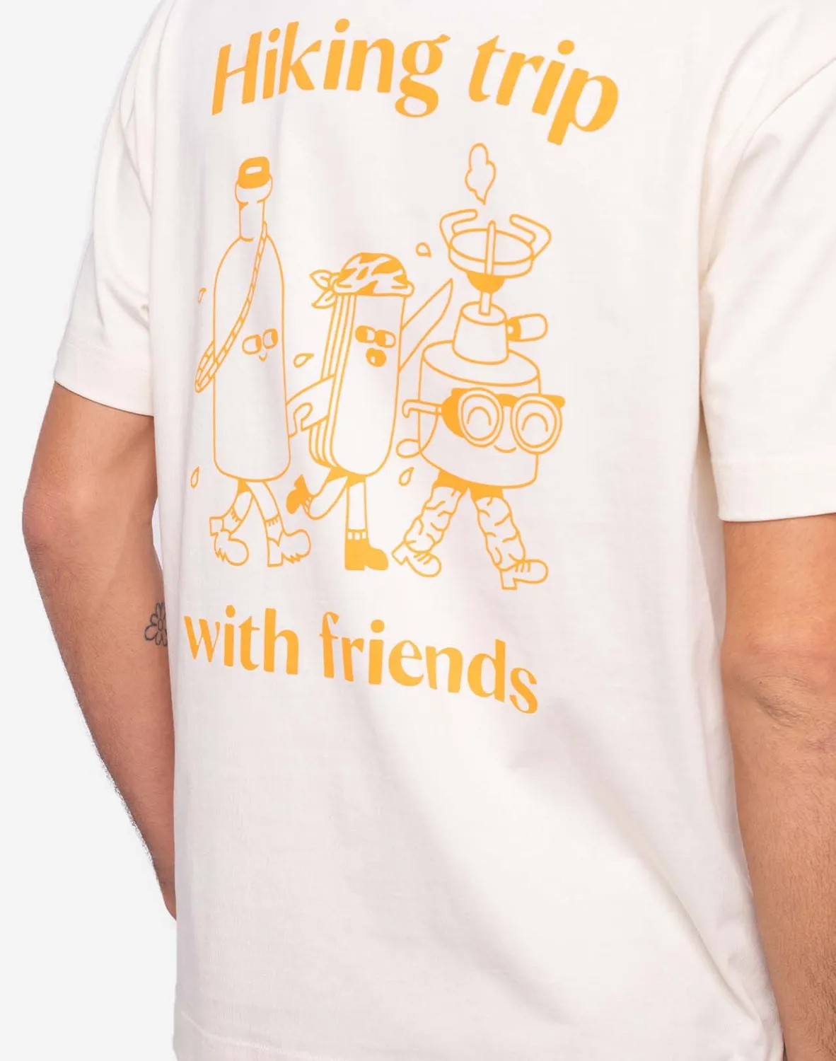OLOW Hiking Trip t-shirt ivoire ample