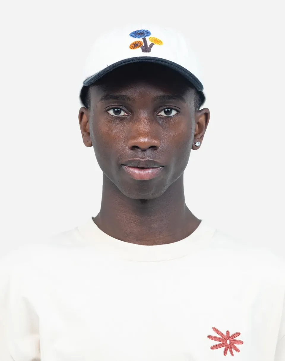 OLOW Psikea casquette six panels écru coton bio