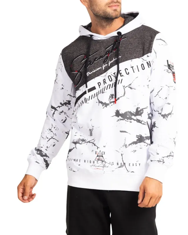 Subliminal Mode BX2628 sweat capuche homme XL bicolore