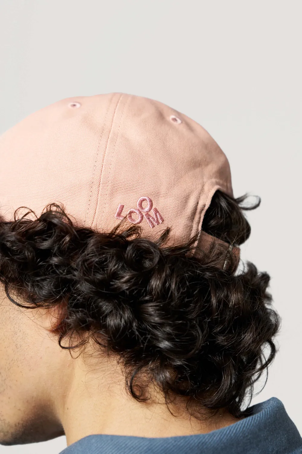 Loom la casquette classique coton rose