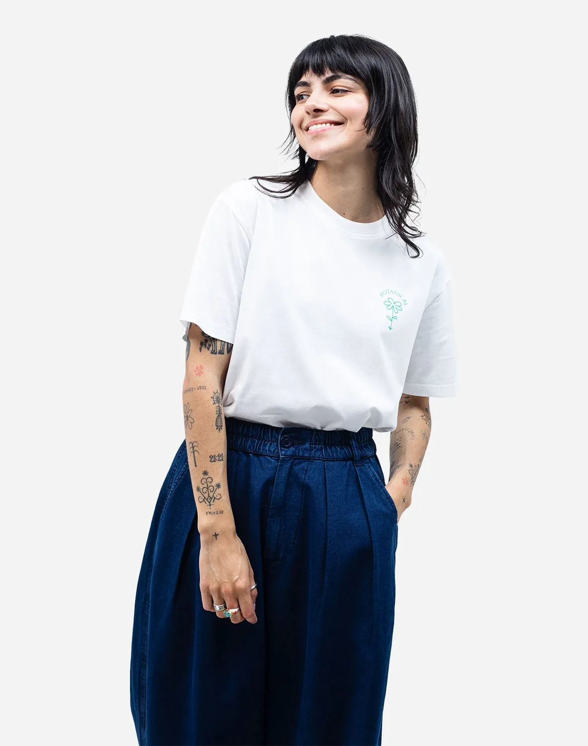 OLOW Botanical t-shirt écru en coton bio