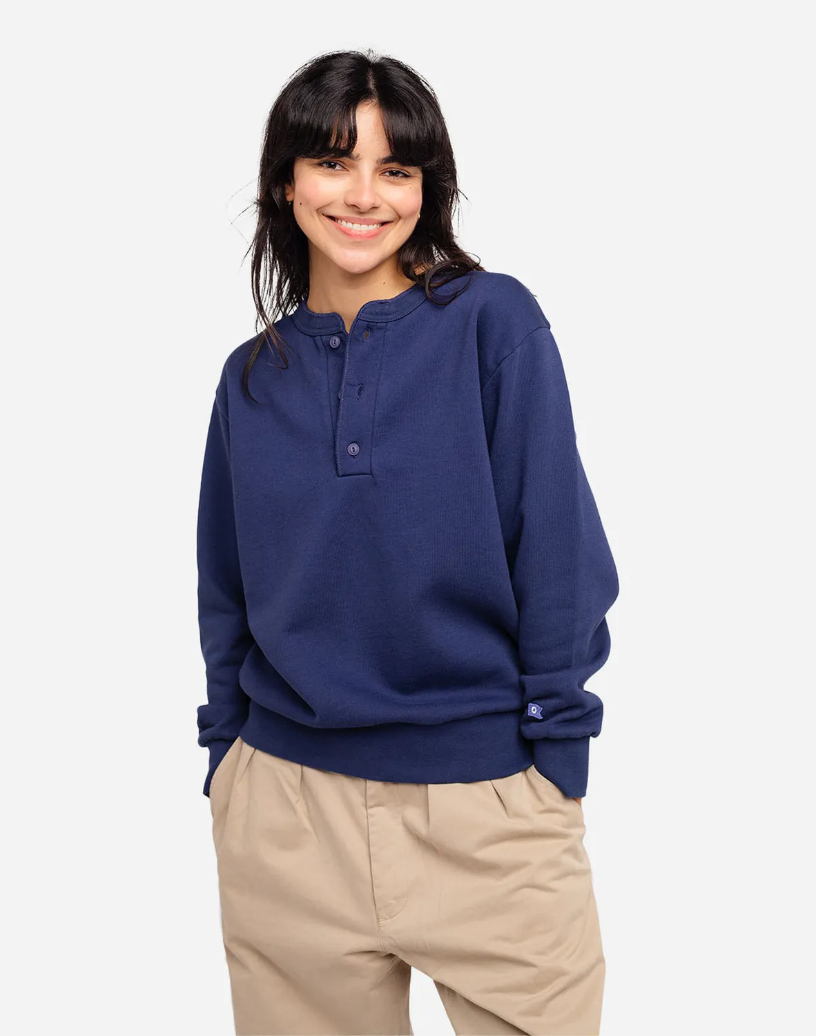 OLOW Bally sweat bleu outremer coton bio