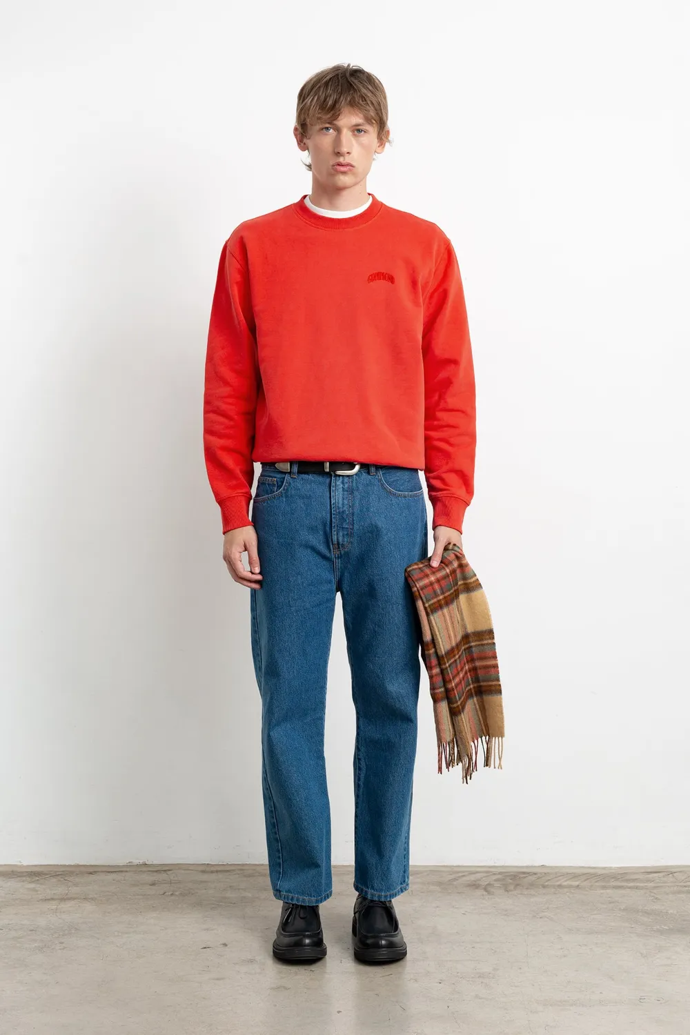 Edmmond Studios Core Logo sweat homme rouge 450g