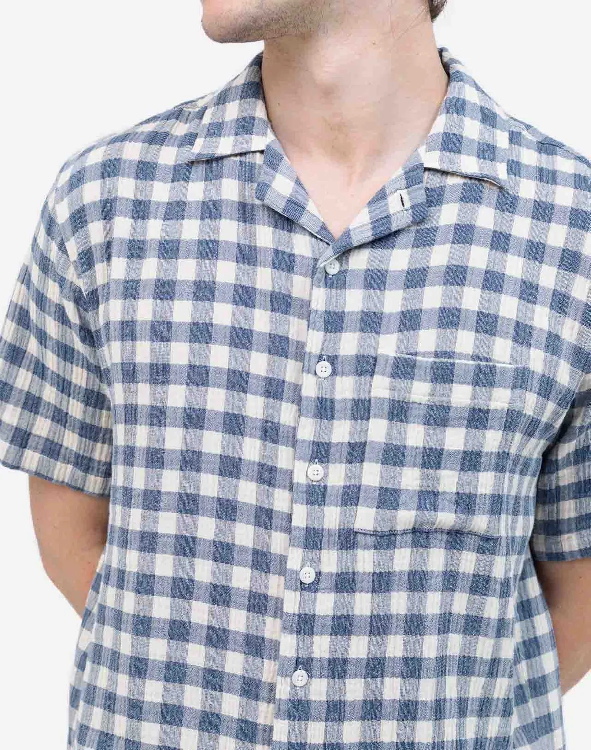 OLOW Aloha Piknik chemisette gaze de coton carreaux