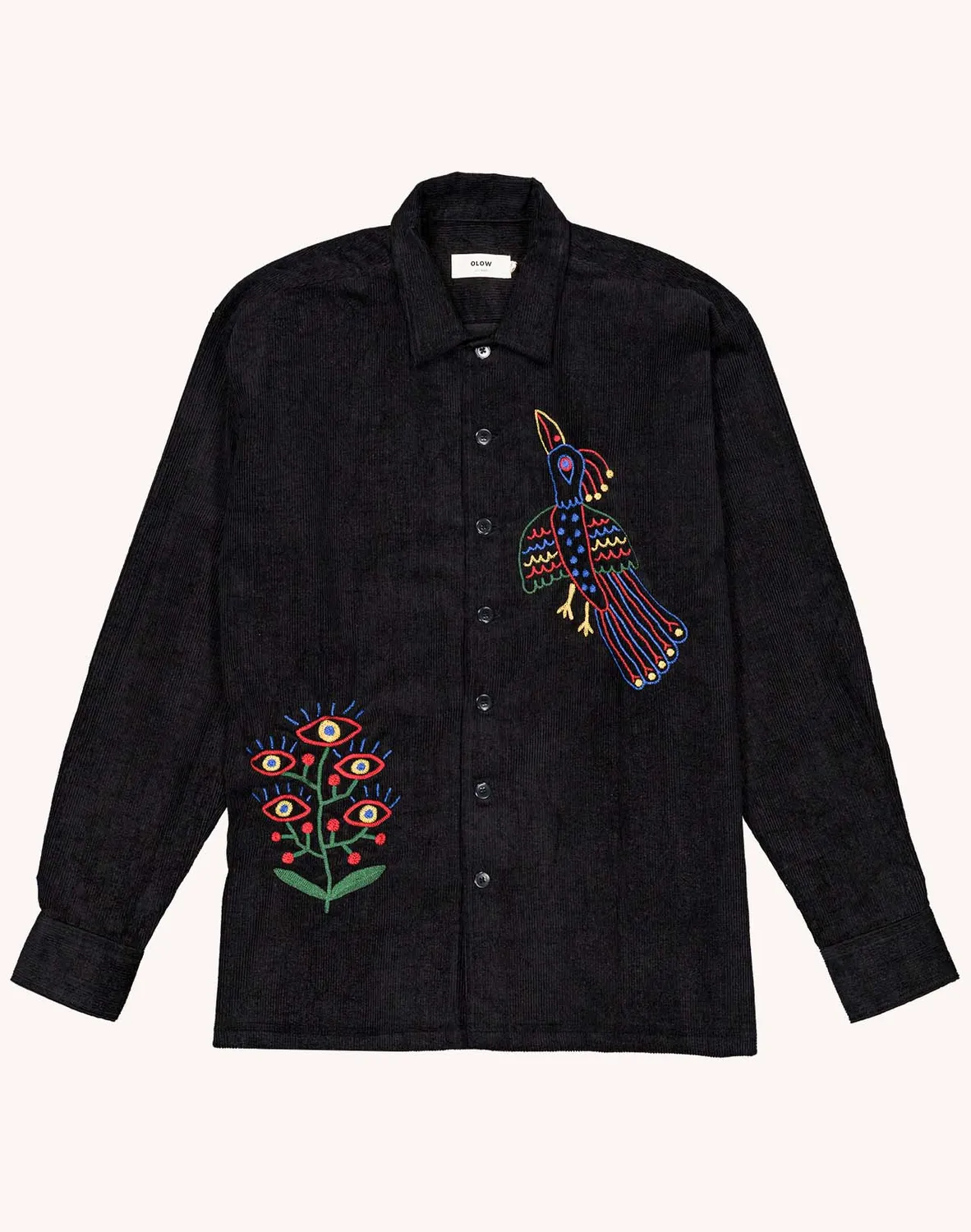OLOW Decré Take Off chemise homme noir velours