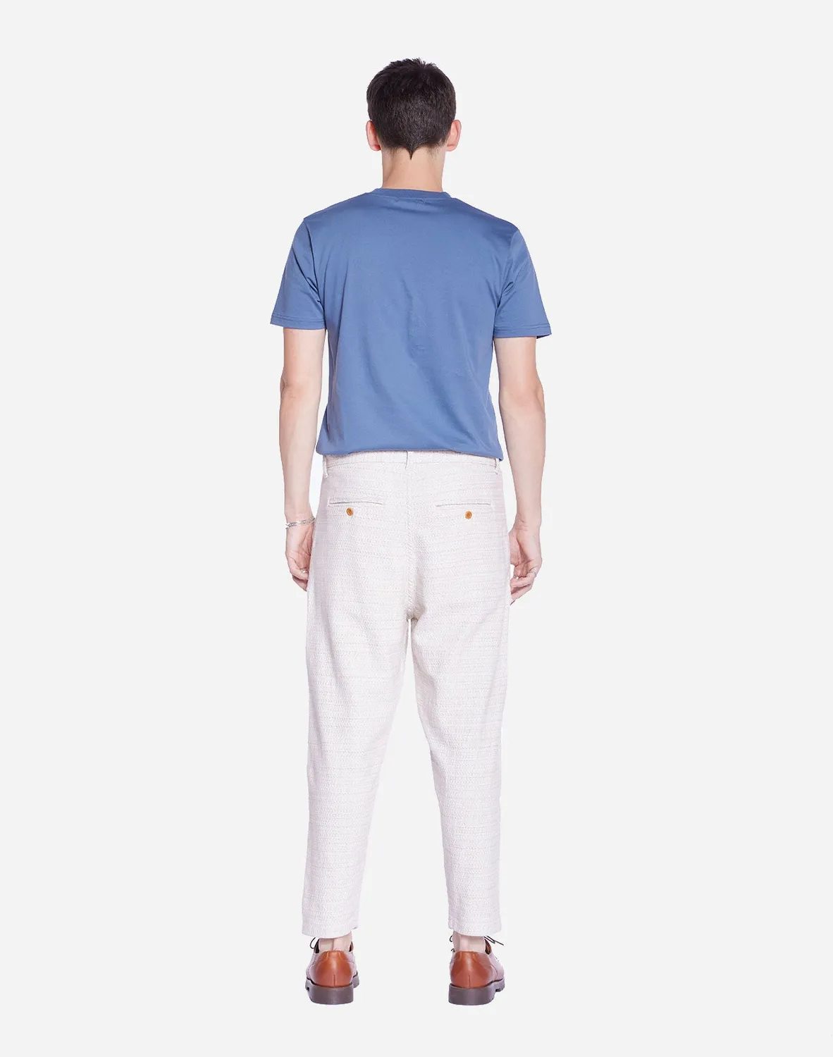 Olow Swing Bajhan pantalon écru à pinces