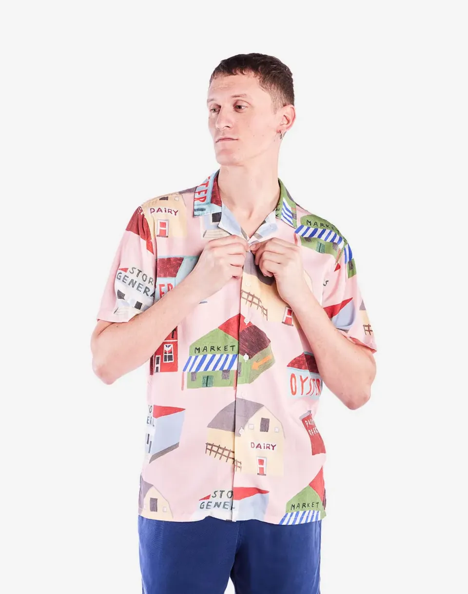 OLOW Aloha Stores chemise multicolore tencel