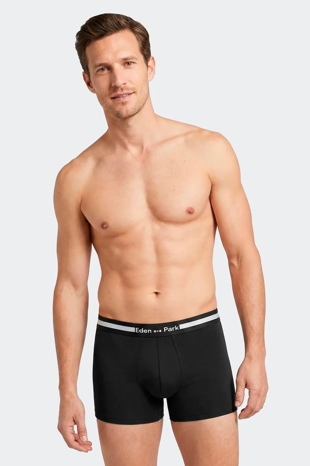 Eden Park H26SVEPK0013 lot 3 boxers coton stretch homme