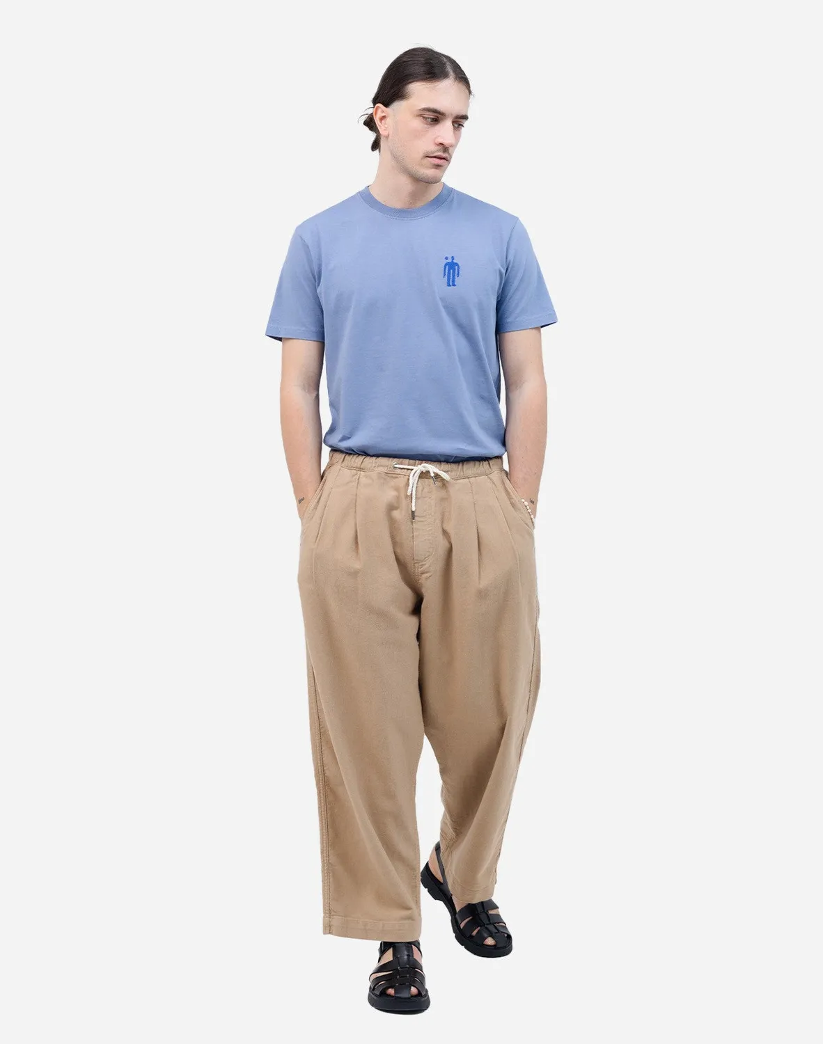 OLOW Bruce pantalon sable large coton