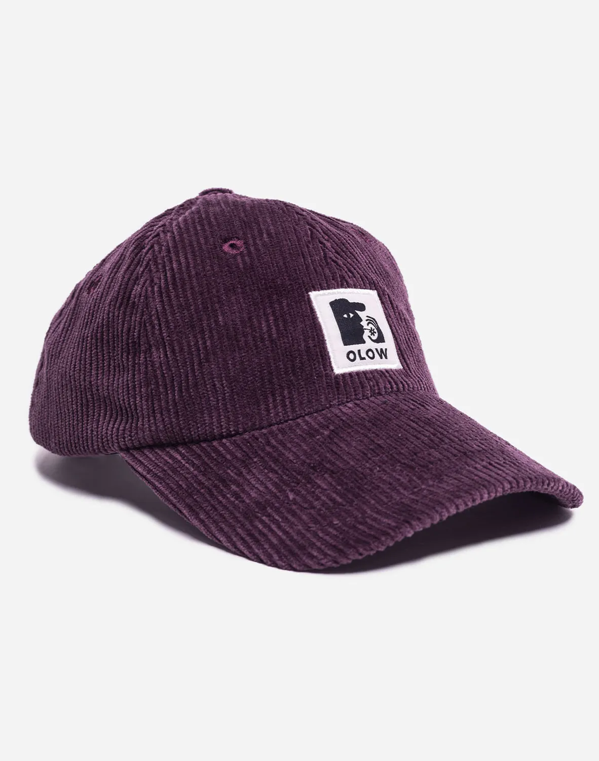 OLOW Stanton casquette prune velours coton