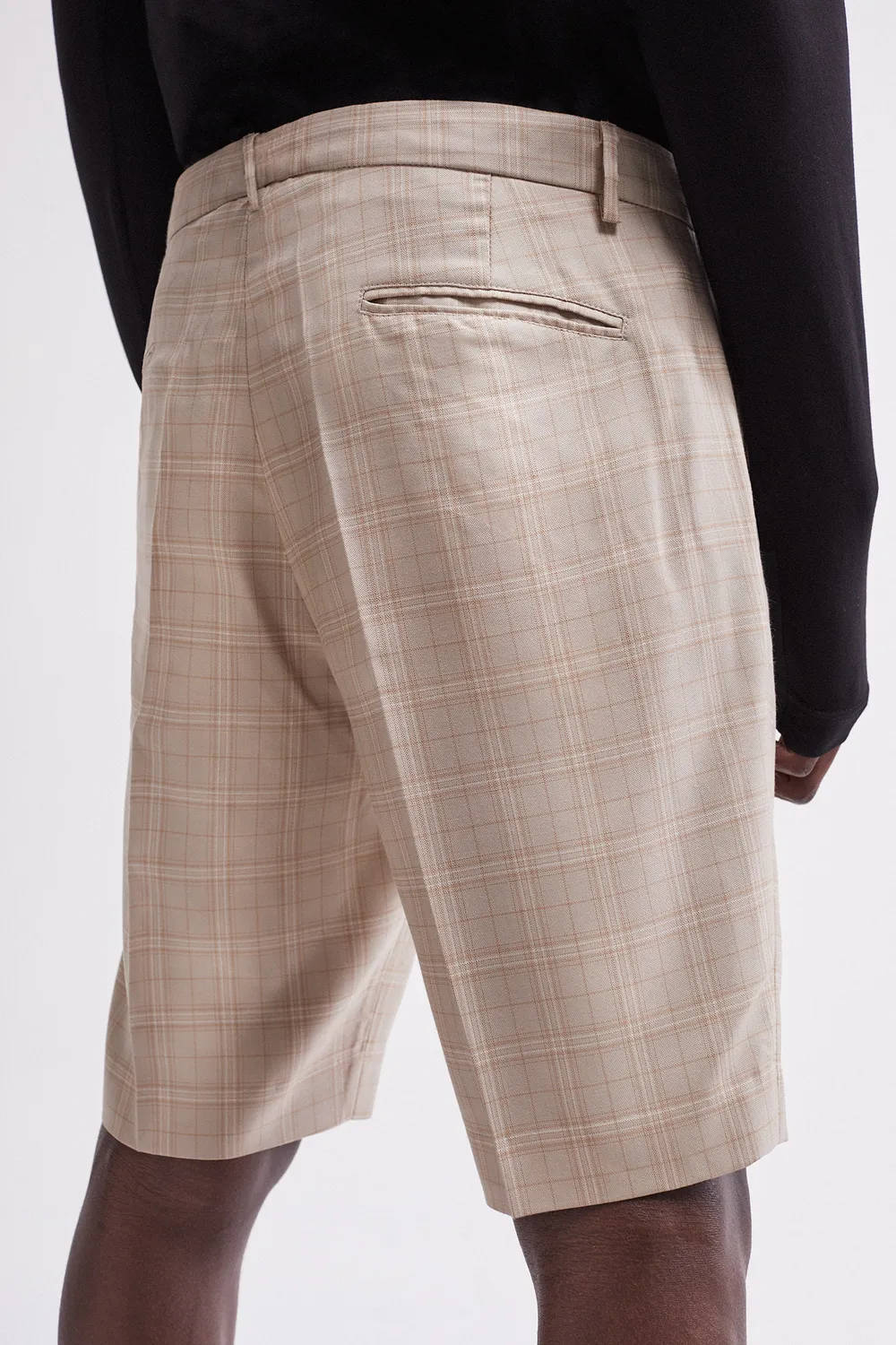 French Deal Black Short short lainage beige