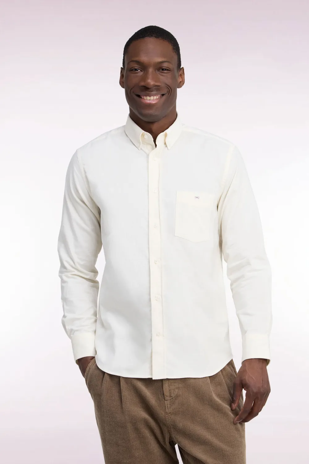 Eden Park Legend Rugby H26CHECL0010 chemise écru droite