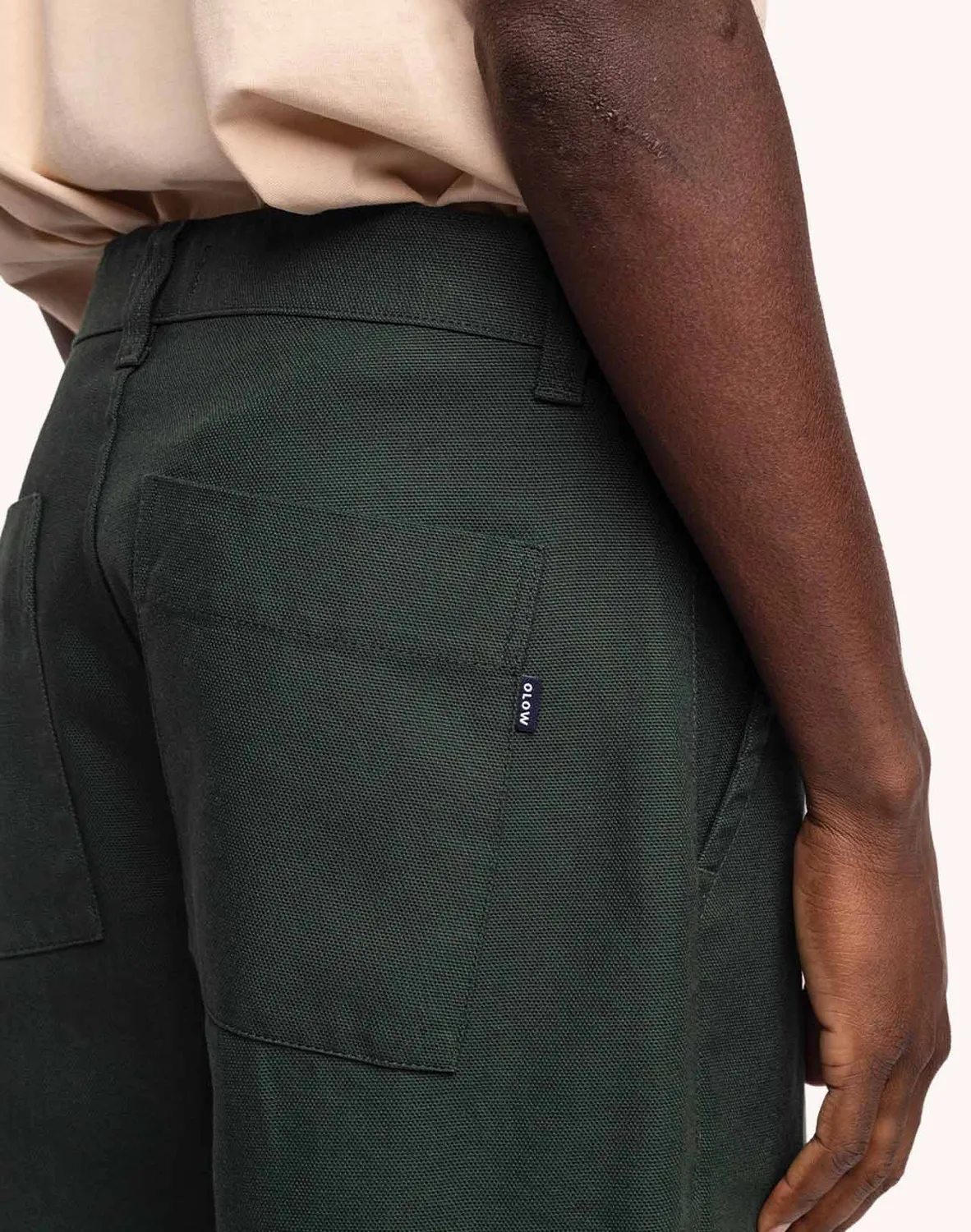 OLOW Chuck pantalon vert mélèze workwear 390 g