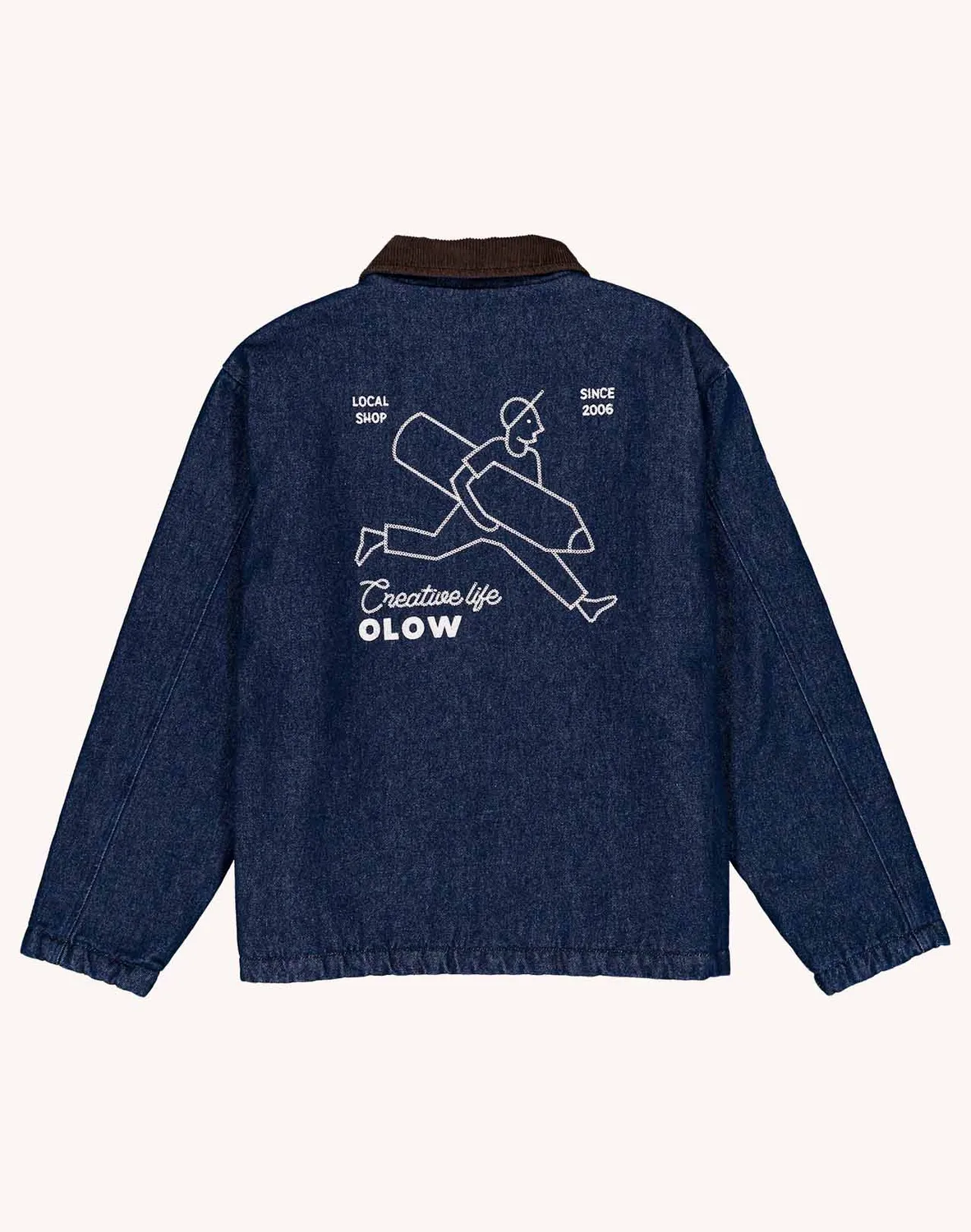 OLOW Yarm blouson homme denim bleu workwear