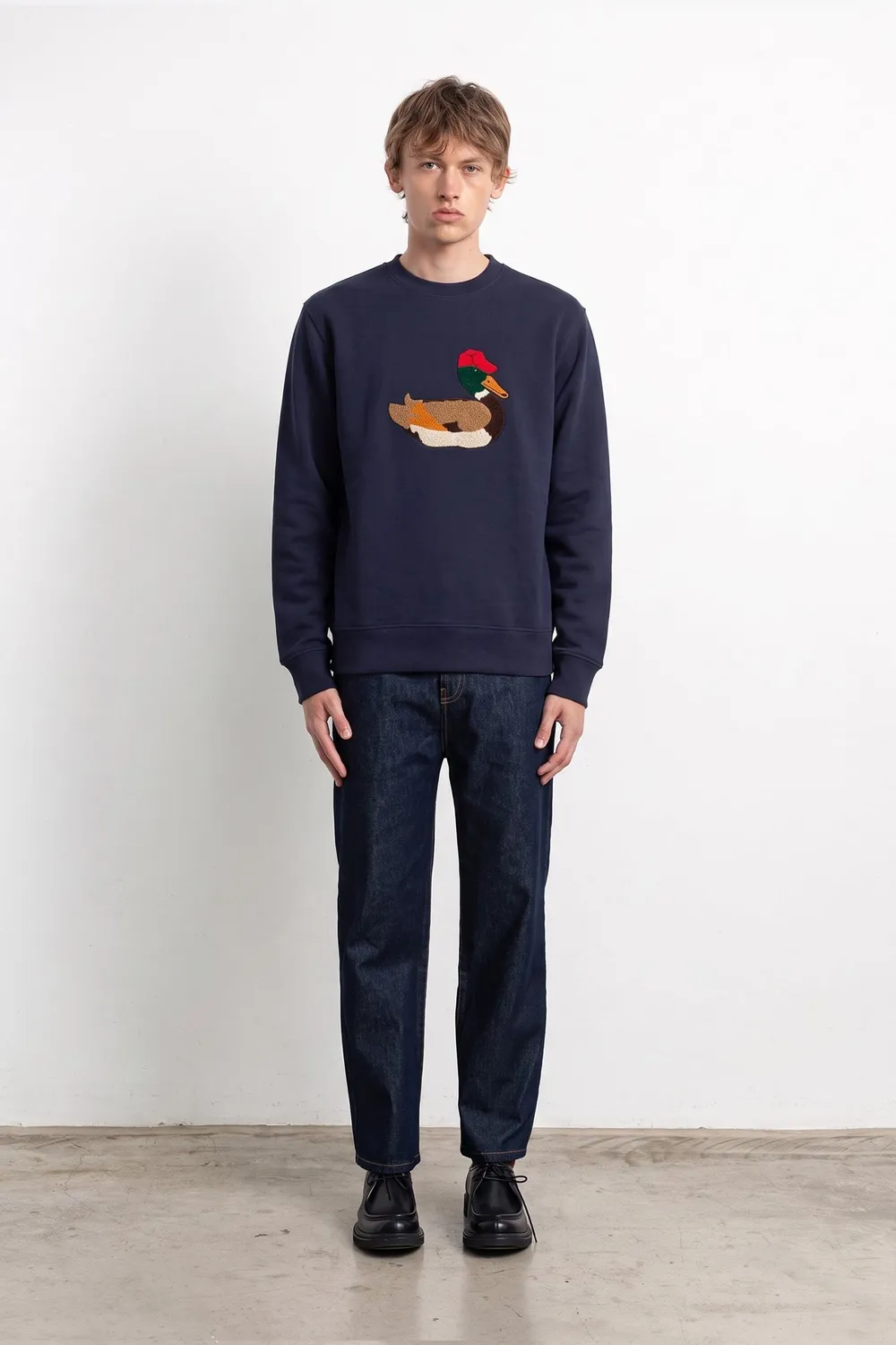 Edmmond Studios Duck Hunt sweat marine chenille