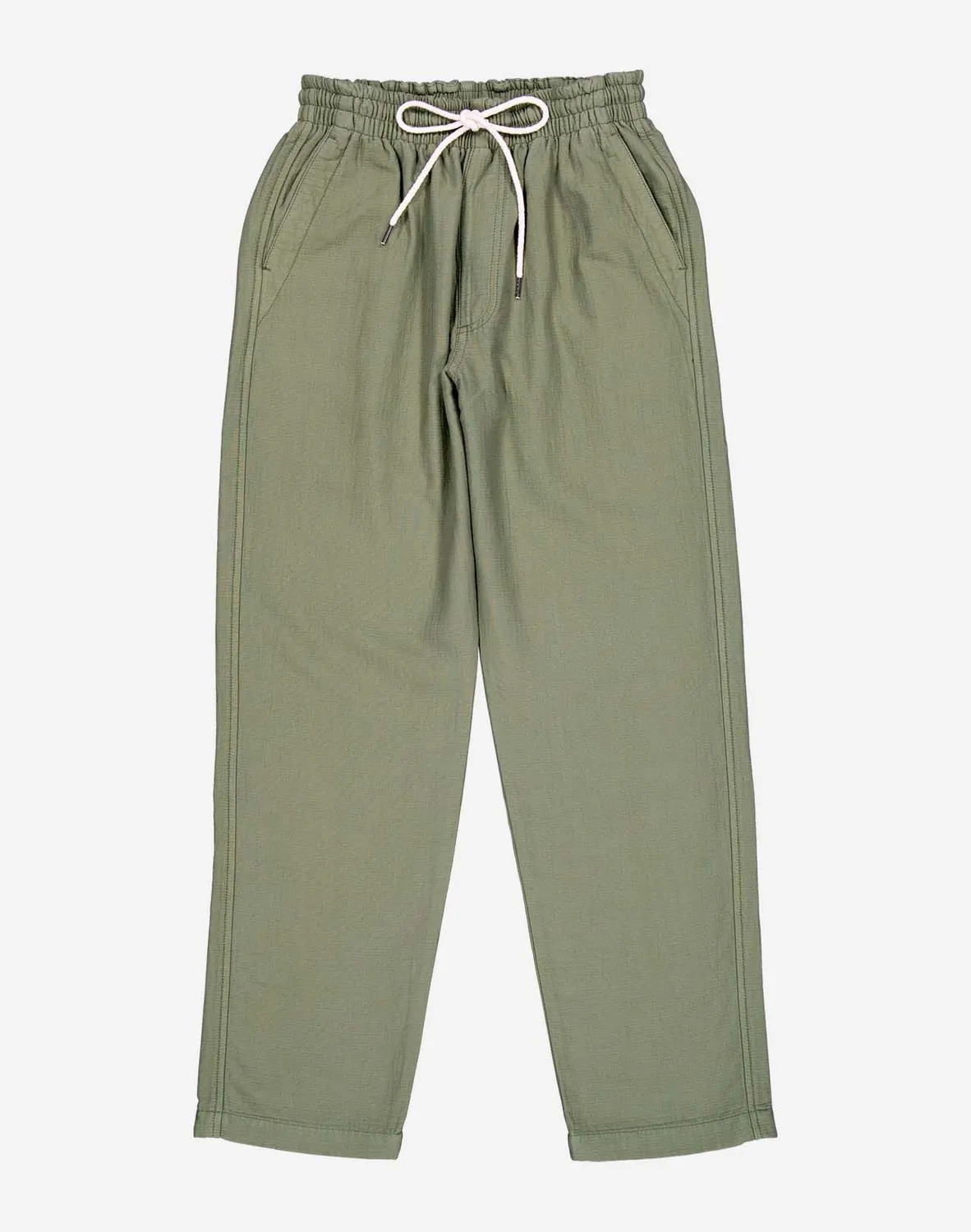 Olow Hatha pantalon vert olive taille élastique