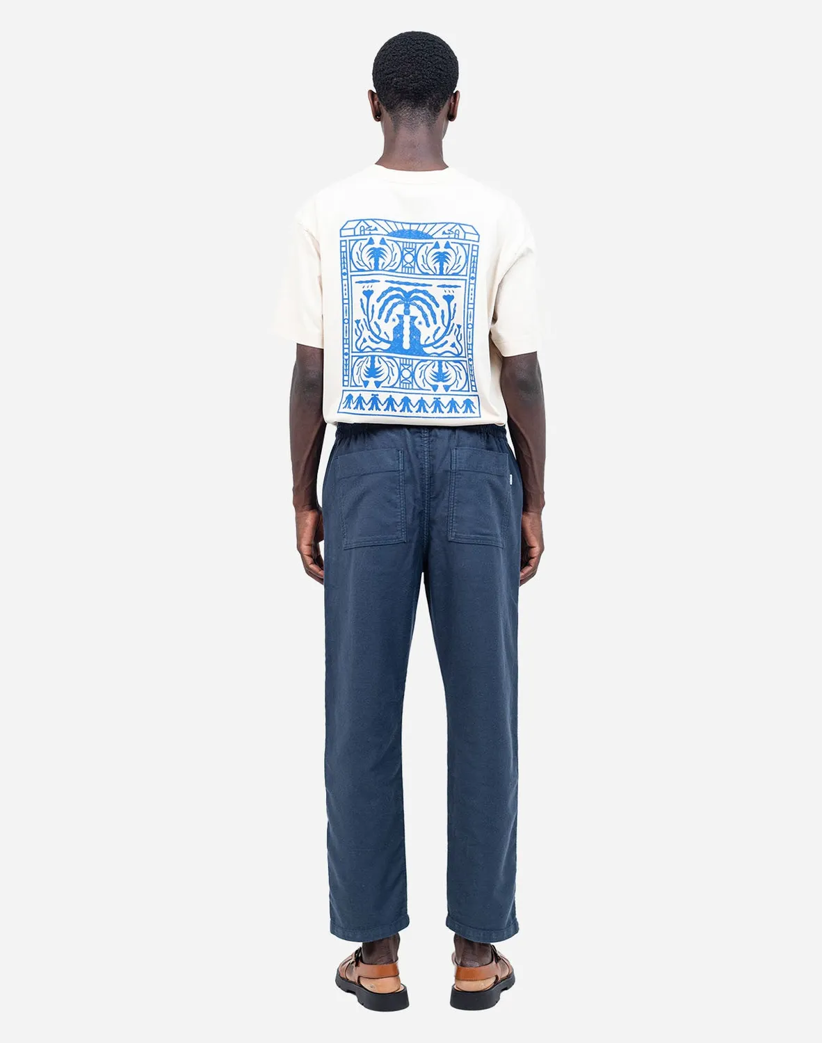 OLOW Hatha pantalon bleu nuit coton élastique