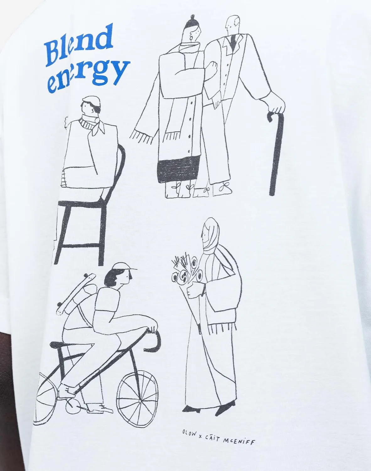 OLOW Citizen t-shirt écru coton bio ample