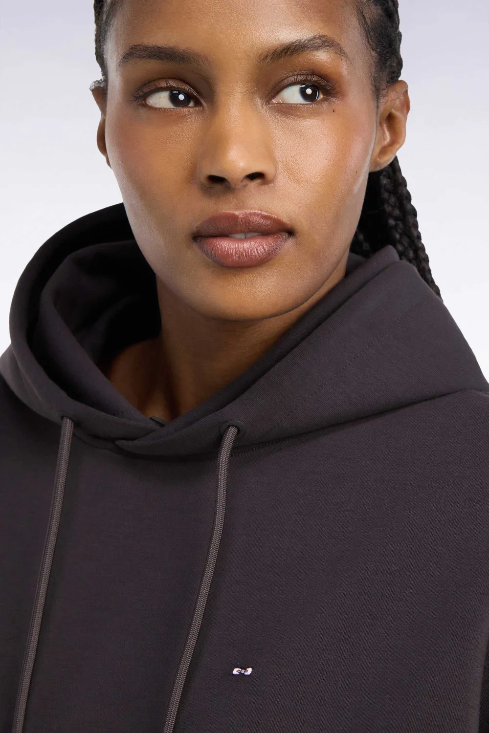 Eden Park H26MAISW0008/MAF1 sweat capuche marron interlock