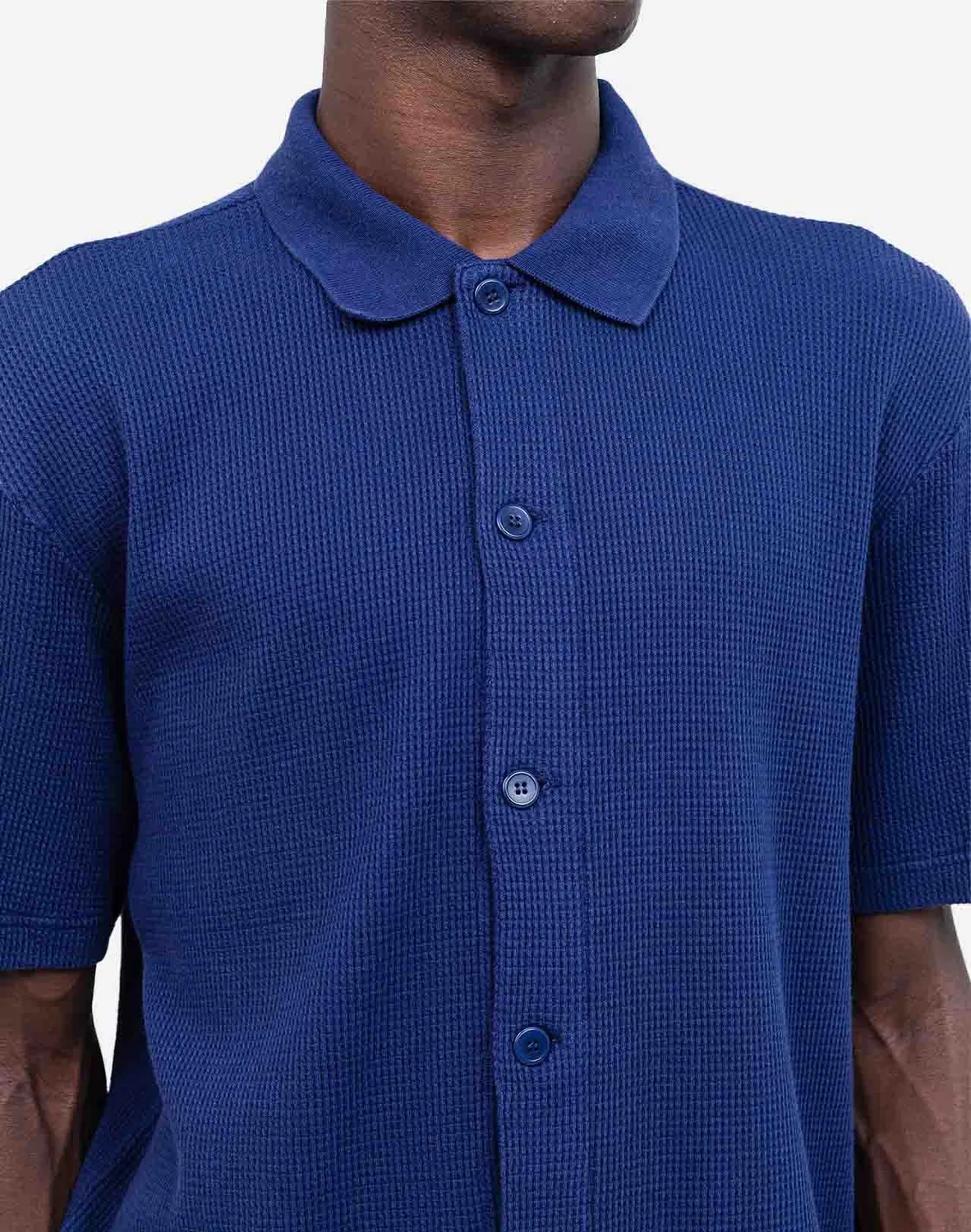 Olow Cheech polo bleu outremer coton bio