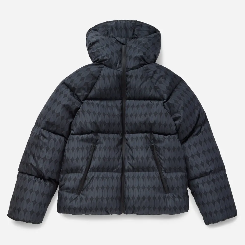 Labrum Dark Grey Monogram doudoune homme gris matelassée