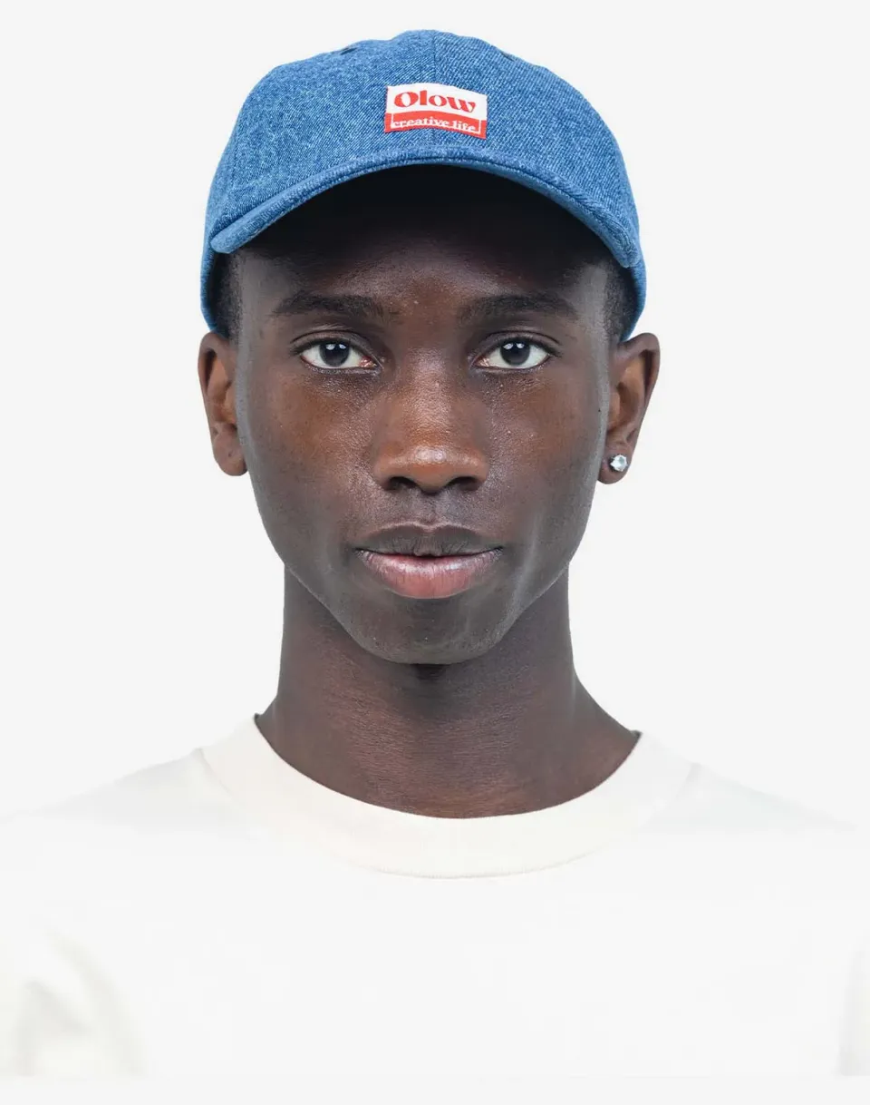 OLOW Oldy casquette six pans denim bleu royal