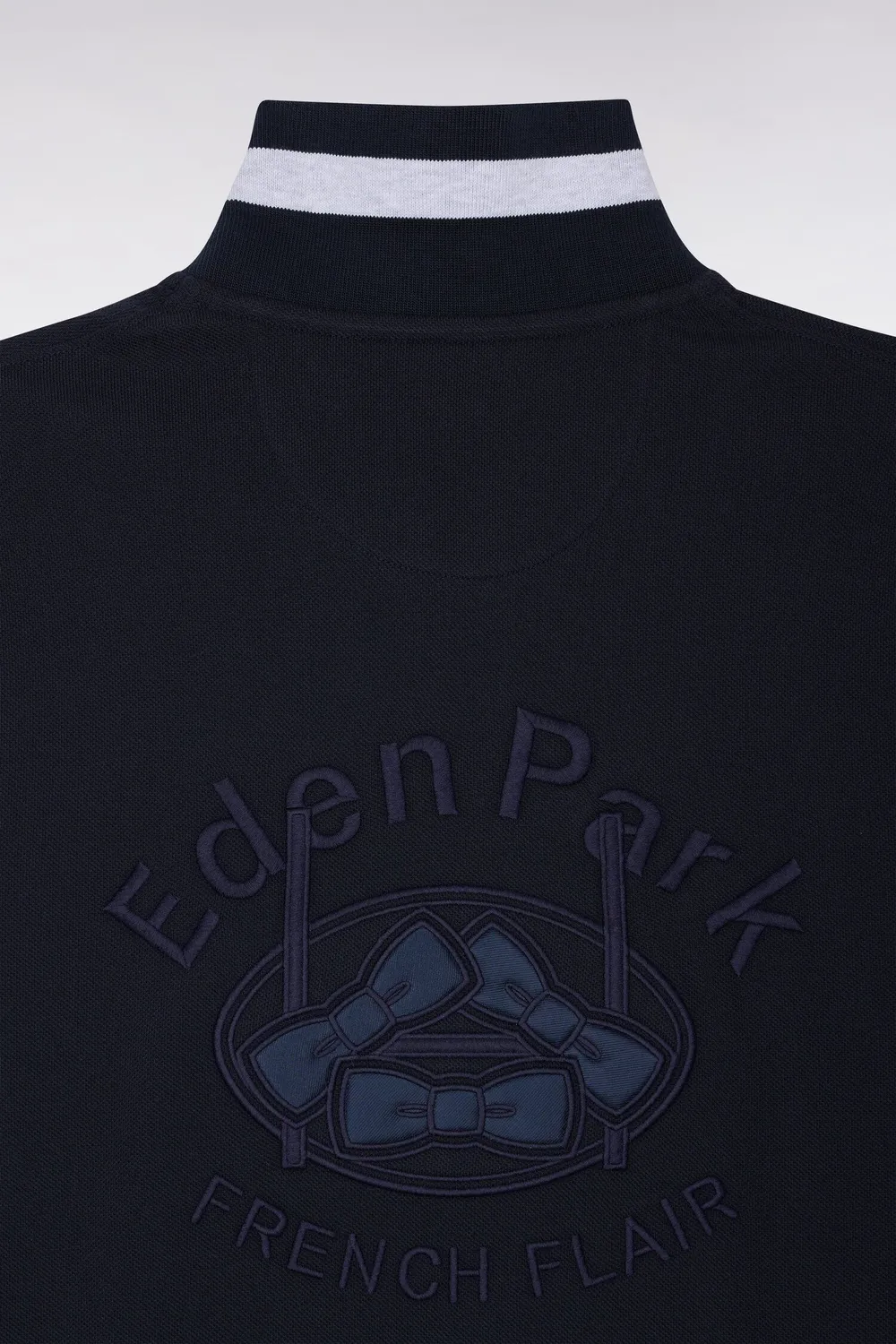 Eden Park polo coton marine manches courtes