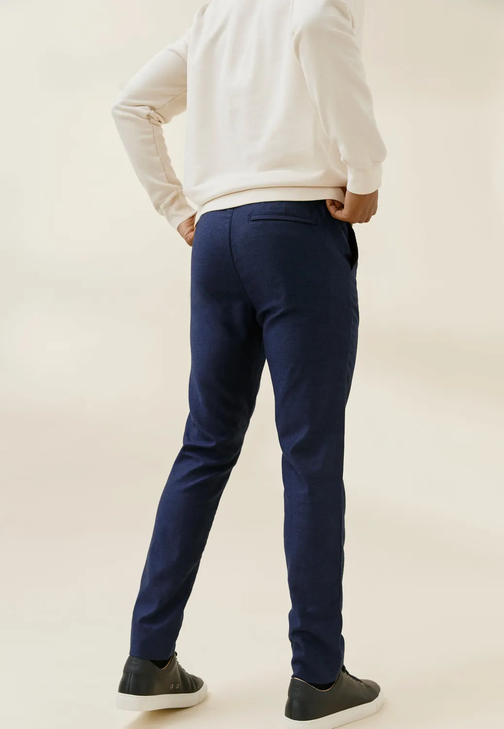 Loom pantalon flanelle homme laine habillé