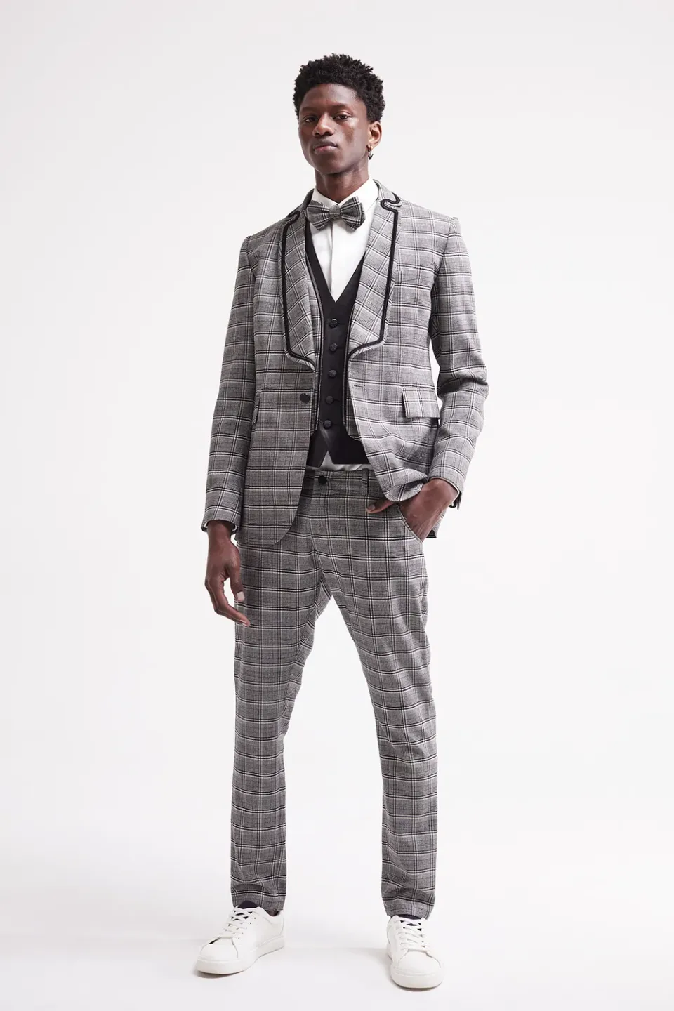 French Deal Sensation pantalon laine cuir homme